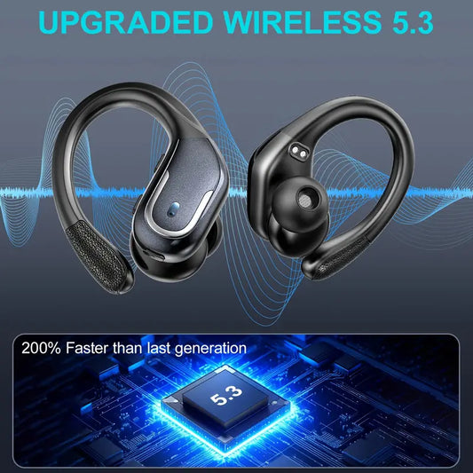 90H Wireless 5.3 Earbuds with ENC Noise Cancelling Mic