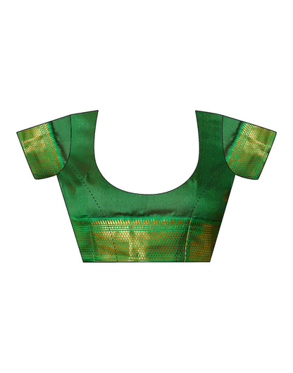 SIRIL Women's Silk Jacquard Banarasi Saree With Unstitched Blouse Piece