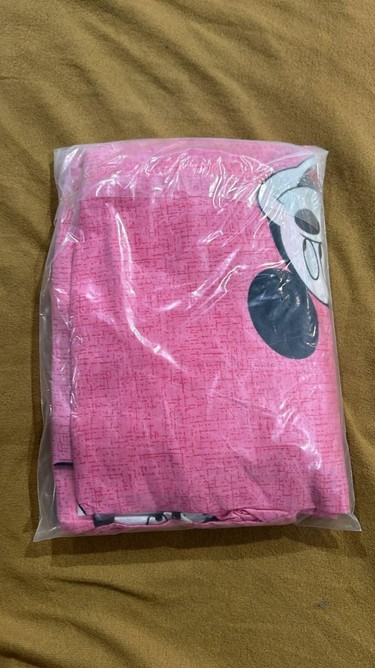 1 Double Bedsheet with 2 Pillow Covers