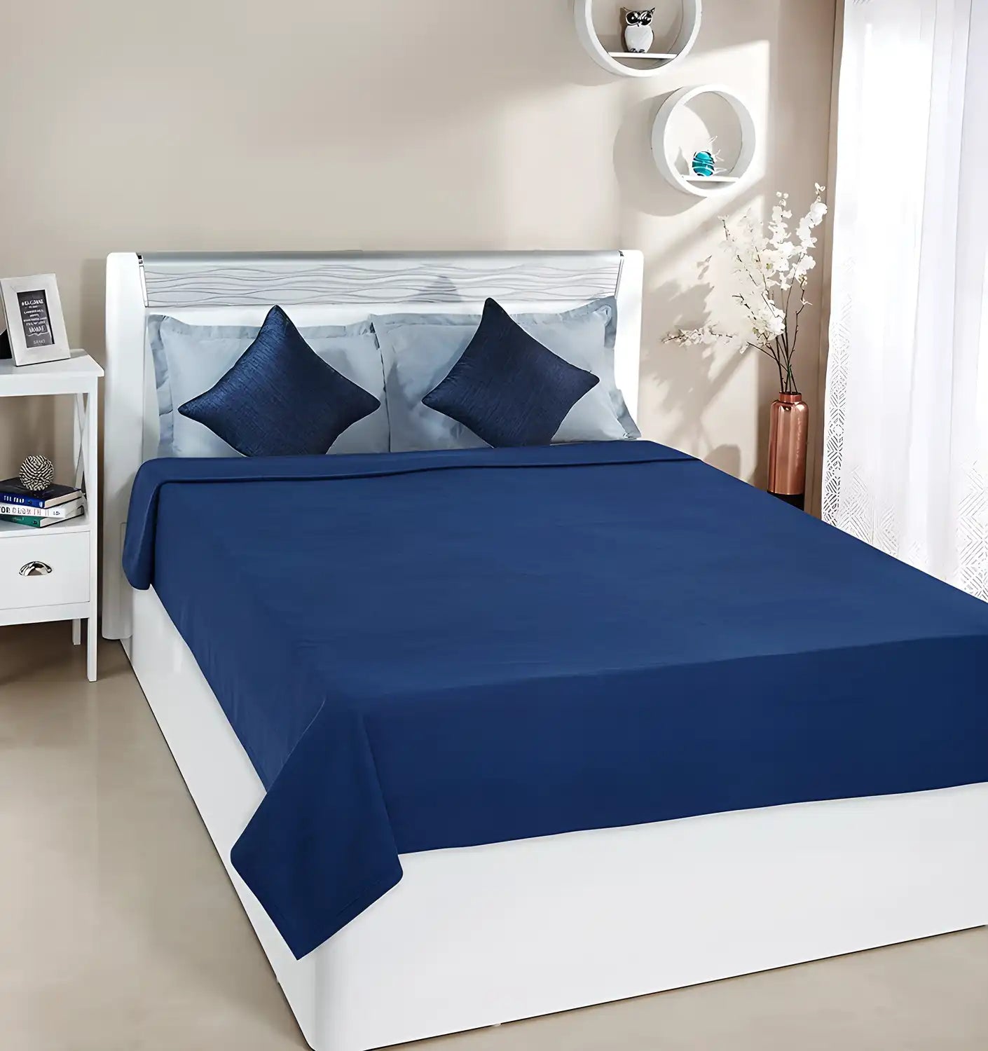 Trendy Solid Double Blanket