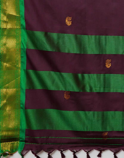 SIRIL Women's Silk Jacquard Banarasi Saree With Unstitched Blouse Piece
