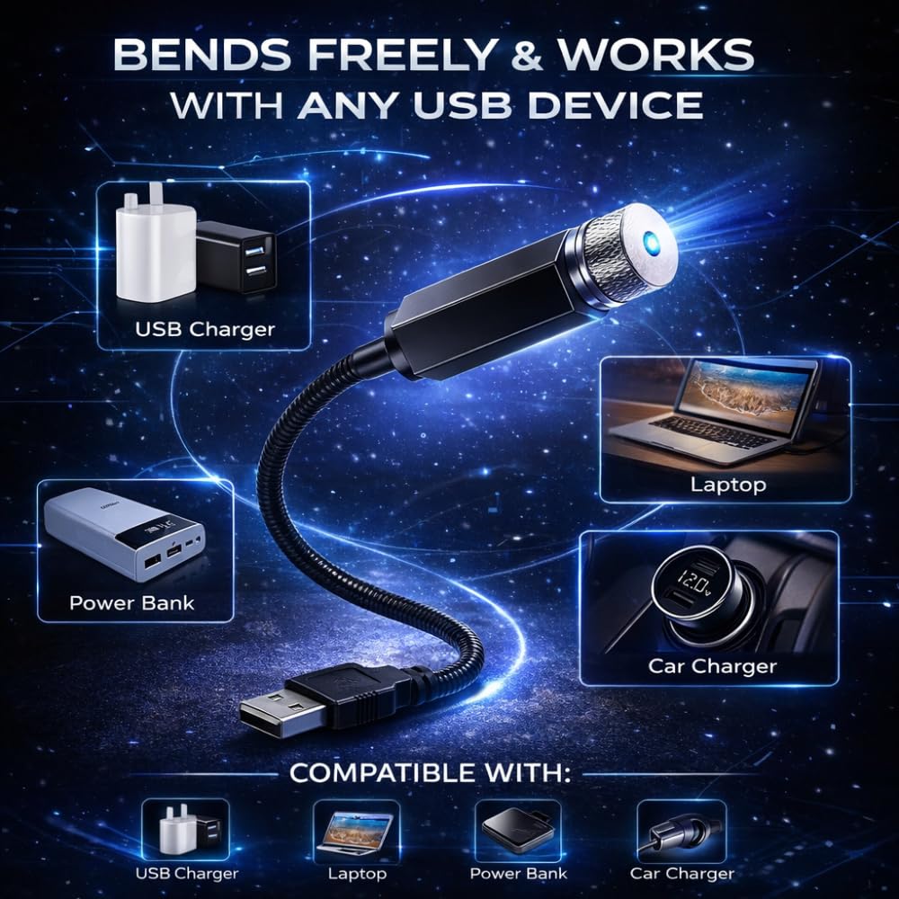 USB Powered Laser Light with LED