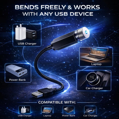 USB Powered Laser Light with LED