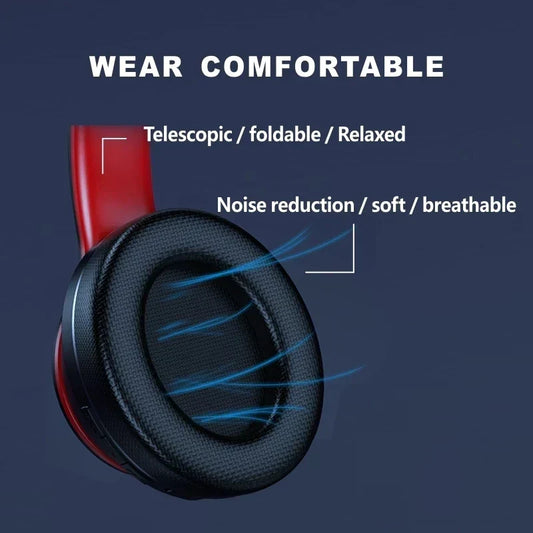 Bluetooth Noise Cancelling Over-Ear Wireless Headphones