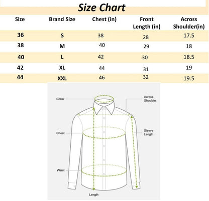 Cotton Men's Full Sleeve Shirt (Pack Of 3) - XXL