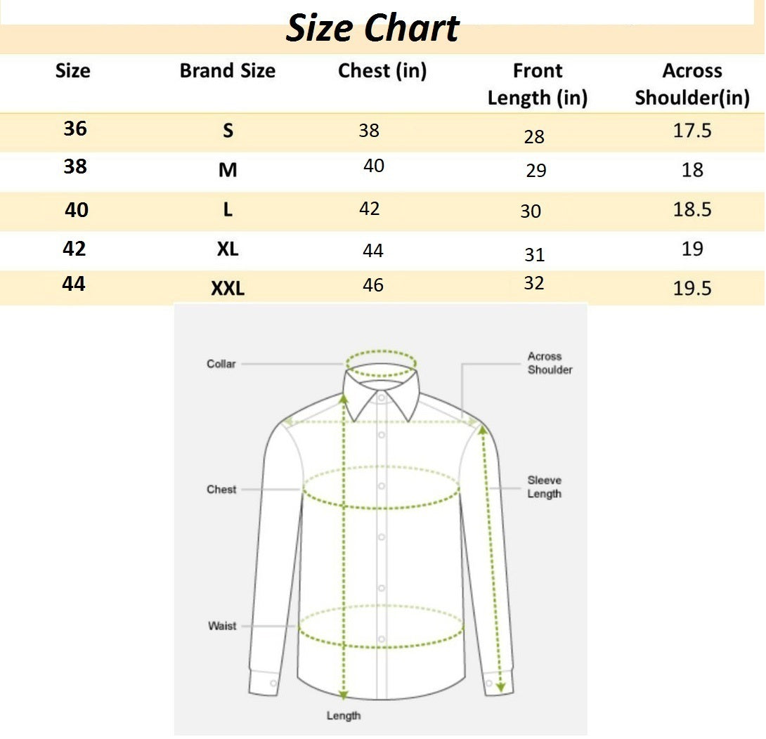 Cotton Men's Full Sleeve Shirt (Pack Of 3) - XXL