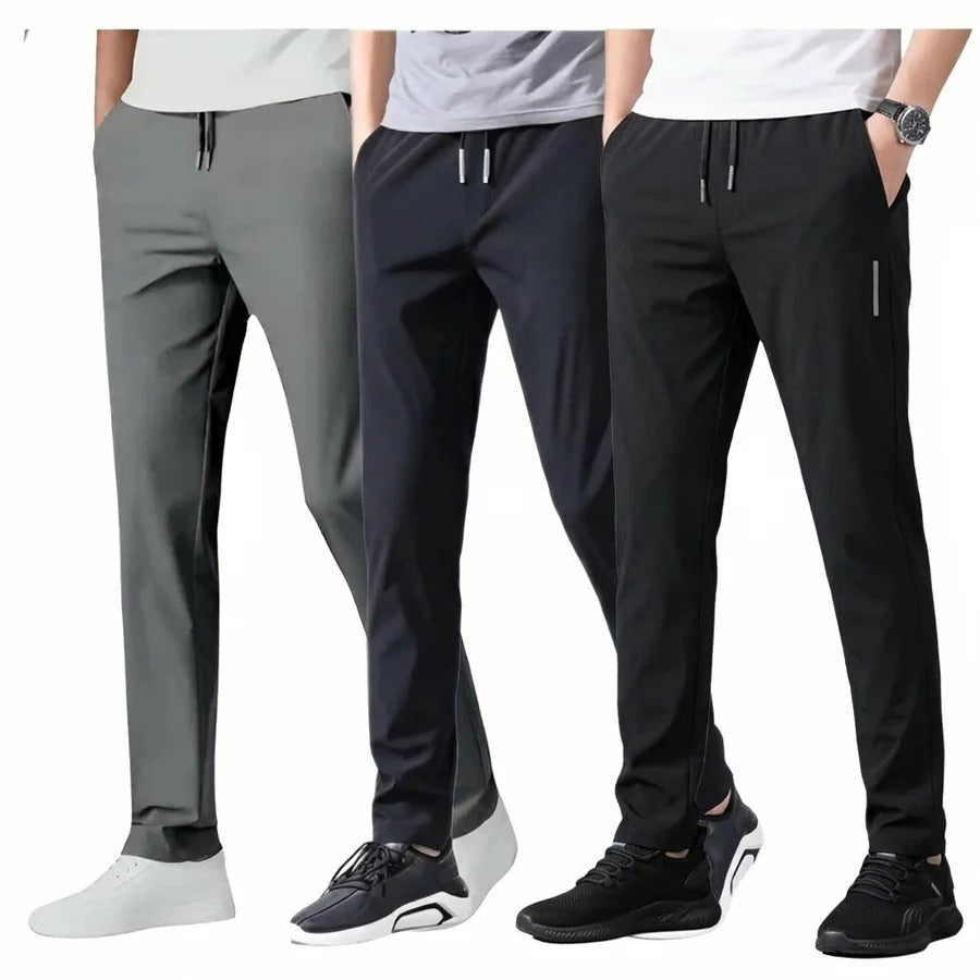 Lit Look Combo Lycra Track Pant (Pack of 3)_4XL