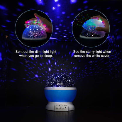 Dream Glow Rotating Night Projector Lamp