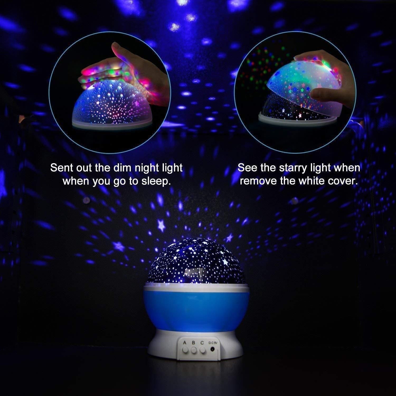 Dream Glow Rotating Night Projector Lamp
