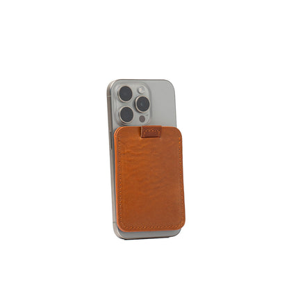 Leather Wallet compatible with MagSafe - 6 cards